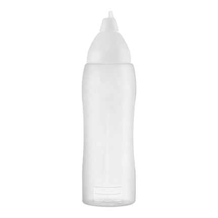Araven Non-Drip Squeeze Bottle | White LDPE | 750 ml | Ø7.5 x H25.1 cm 1