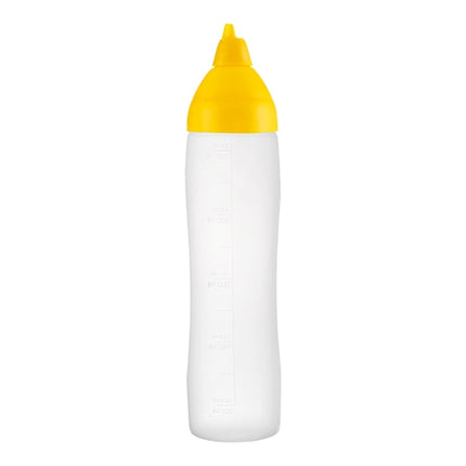 Araven Non-Drip Sauce Squeeze Bottle | Yellow LDPE | 0.5 L | Ø6 x H26.1 cm 1