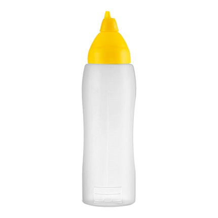 Squeeze Bottle for Sauces and Dressings | Araven | Yellow LDPE | 0.75 L | Ø7.5 x H25.1 cm 1