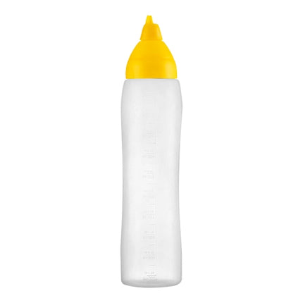Squeeze Bottle for Sauces and Dressings | Araven | Yellow LDPE | 1 L | Ø10 x H31.1 cm 1