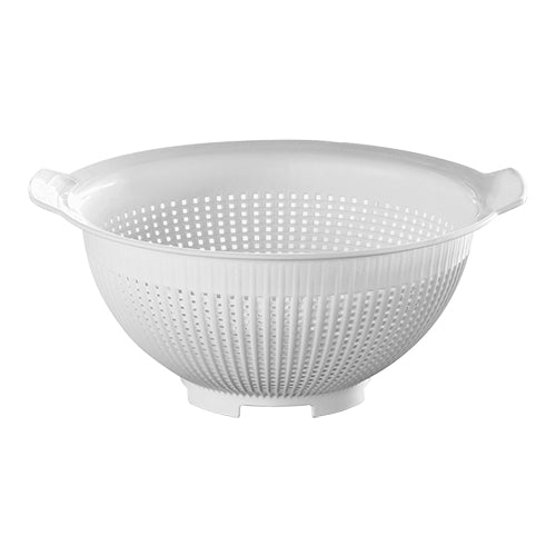 Round Colander | Araven | White PP | Ø28 x H12.3 cm 1