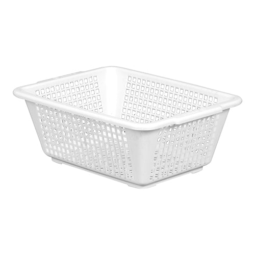 Rectangular Colander | Araven | White HDPE | 30 x 23 x H11.2 cm 1