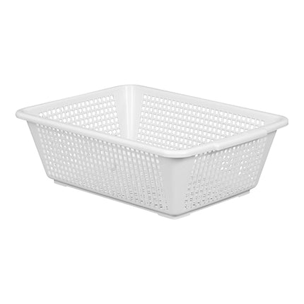 Rectangular Colander | Araven | White HDPE | 40 x 30 x H13 cm 1