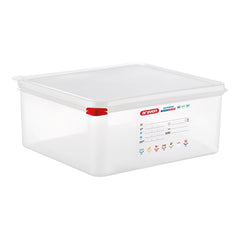 Araven GN 2/3 Airtight Polypropylene Food Container | HACCP Color Coding | 14 L | 35.4 x 32.5 x H15 cm 1