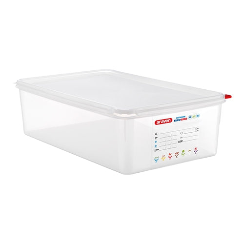 Airtight GN 1/1 Food Container | Araven | Transparent PP | 20.5 L, 150 mm 1