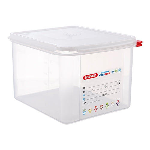 Airtight GN 1/2 Food Container | Araven | Transparent PP | 12.5 L, 200 mm 1