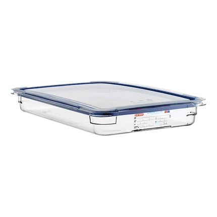 Araven GN 1/1 Polycarbonate Food Container with Airtight Lid | Transparent | 65 mm | 8.35 L 1