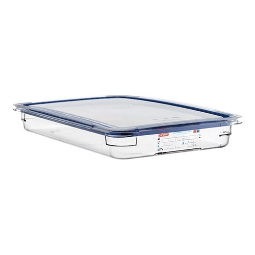 Araven GN 1/1 Polycarbonate Food Container with Airtight Lid | Transparent | 65 mm | 8.35 L 1