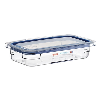 Transparent GN 1/3 Food Container with Silicone-Seal Lid | Araven | Polycarbonate | 2.35 L, 32.5 x 17.6 x H6.5 cm 1
