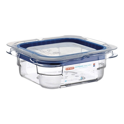 GN 1/6 Food Container with Silicone Seal Lid | Araven | Polycarbonate, 1 L, H6.5 cm 1
