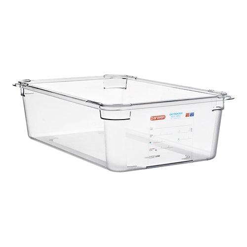 GN 1/1 Gastronorm Pan 150 mm | Araven | Transparent Polycarbonate | 19.6 L | 53 x 32.5 cm 1