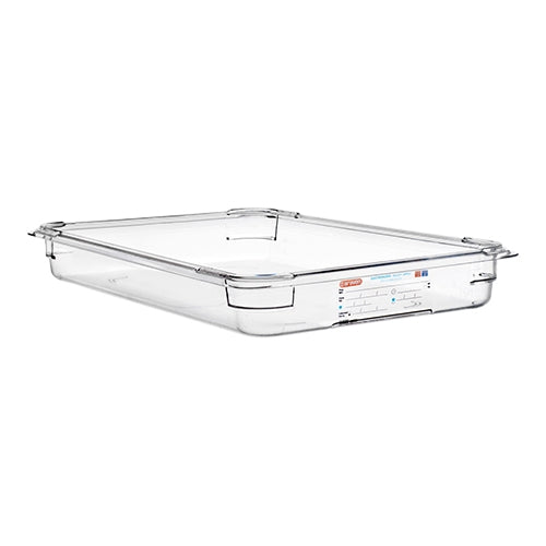 Araven GN 1/1 Polycarbonate Gastronorm Pan | Transparent | 65 mm | 8.35 L 1