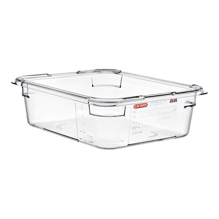 Araven Transparent GN 1/2 Gastronorm Pan | Polycarbonate | 100 mm | 6 L 1