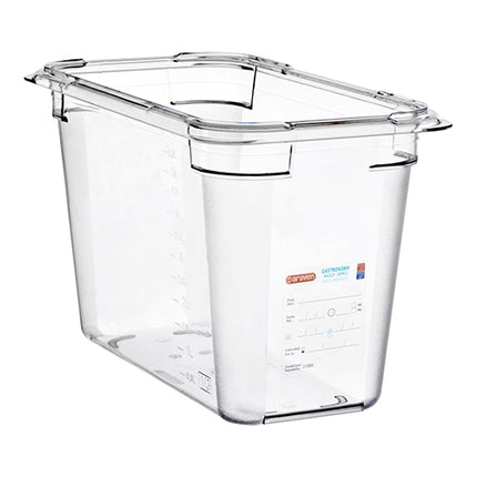 Araven Transparent GN 1/3 Gastronorm Pan | Polycarbonate | 200 mm | 6 L 1