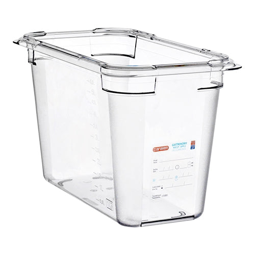 Araven Transparent GN 1/3 Gastronorm Pan | Polycarbonate | 200 mm | 6 L 1