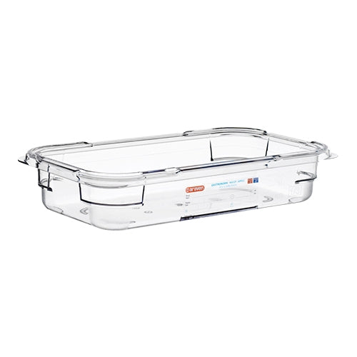 Araven GN 1/3 Gastronorm Pan | Transparent Polycarbonate | 65 mm | 1.65 L 1