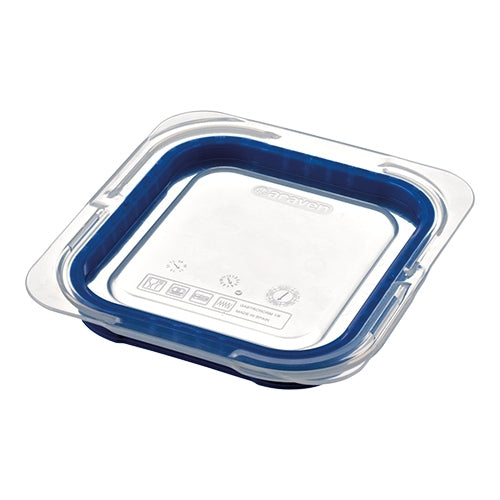 Araven Transparent GN 1/6 Gastronorm Lid | Polypropylene | Silicone Sealing Edge 1