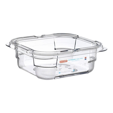 Araven Transparent Polycarbonate GN 1/6 Gastronorm Pan | 65 mm | 1 L 1