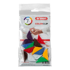 Araven Colorclip Food Coding Clips | Set of 7 | Polypropylene 1