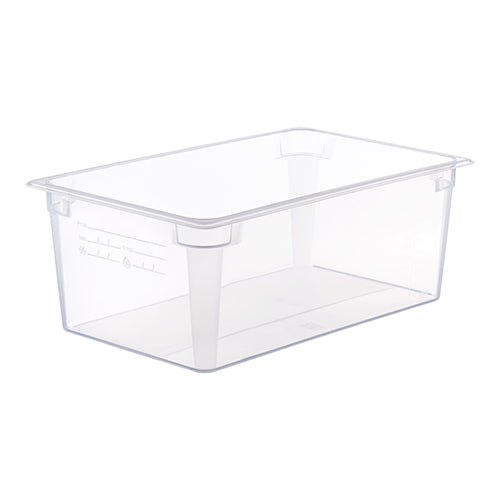 Transparent Polypropylene Gastronorm Pan | Araven | GN 1/1 | 200 mm | 26.2 L 1
