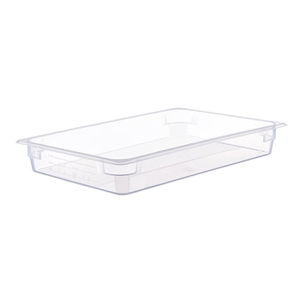 Transparent Polypropylene GN 1/1 Gastronorm Pan | Araven | HACCP Label | 100 mm | 13.4 L 1