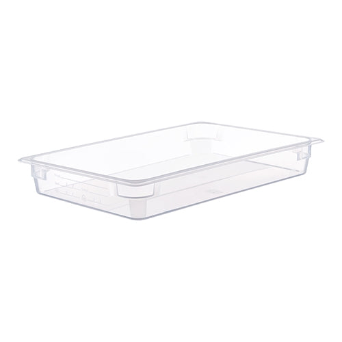Transparent Polypropylene GN 1/1 Gastronorm Pan | Araven | HACCP Label | 100 mm | 13.4 L 1