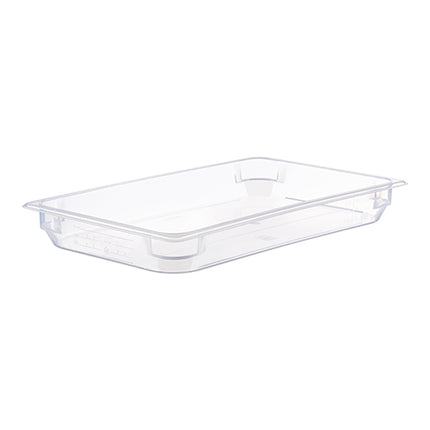 Transparent Polypropylene GN 1/1 Gastronorm Pan | Araven | HACCP Label | 65 mm | 8.6 L 1