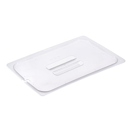 GN 1/1 Gastronorm Lid with Handle and Utensil Cut-Out | Araven | Transparent PP | 53 x 32.5 cm 1