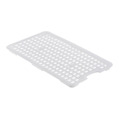 Transparent GN 1/1 Drain Tray | Araven | HDPE | NSF | -40°C to 90°C 1