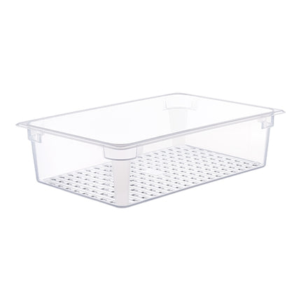 Perforated Transparent Polypropylene GN 1/1 Gastronorm Pan | Araven | HACCP Label | 130 mm | 17.2 L 1