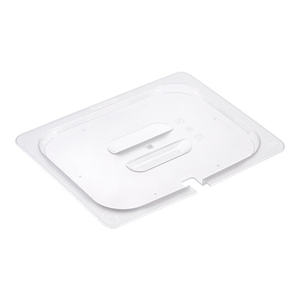 Araven GN 1/2 Gastronorm Lid with Ladle Cut-Out | Transparent PP | 32.5 x 26.5 cm 1