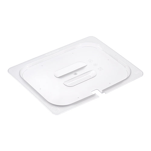Araven GN 1/2 Gastronorm Lid with Ladle Cut-Out | Transparent PP | 32.5 x 26.5 cm 1