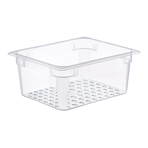 Perforated Transparent Polypropylene GN 1/2 Gastronorm Pan | Araven | HACCP Label | 130 mm | 7.8 L 1