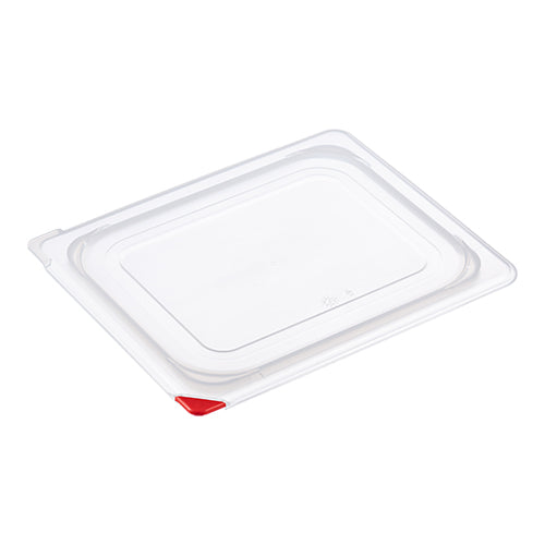 Araven GN 1/2 Gastronorm Lid with COLORCLIP | Transparent PP | 32.5 x 26.5 cm 1