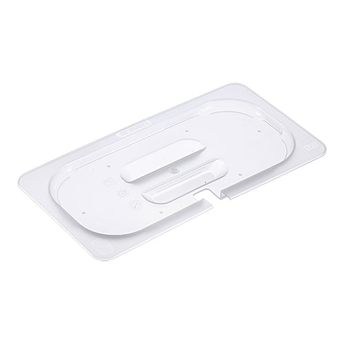 Araven GN 1/3 Gastronorm Lid with Ladle Cut-Out | Transparent PP | 32.5 x 17.6 cm 1