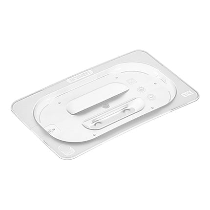 Araven Transparent Polypropylene GN 1/4 Gastronorm Standard Lid | 26.5 x 16.2 cm 1