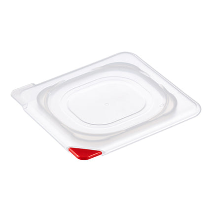 GN 1/6 Gastronorm Lid with ColorClip | Araven | Transparent PP | 17.6 x 16.2 cm 1