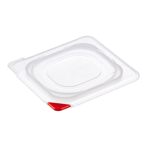 GN 1/6 Gastronorm Lid with ColorClip | Araven | Transparent PP | 17.6 x 16.2 cm 1