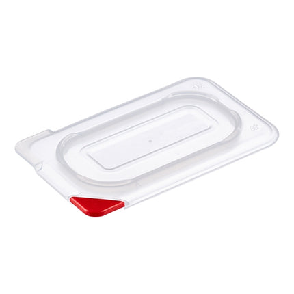 GN 1/9 Gastronorm Lid with ColorClip | Araven | Transparent PP | 17.6 x 10.8 cm 1