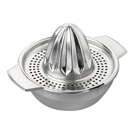 Stainless Steel Manual Citrus Juicer with Pouring Spout | EMGA | Ø12.5 cm 1