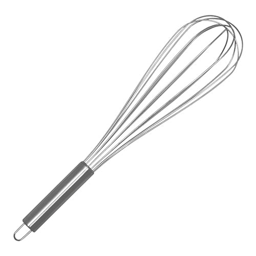 Stainless Steel Whisk with Suspension Eye | EMGA | 6 Wires | 45 cm 1