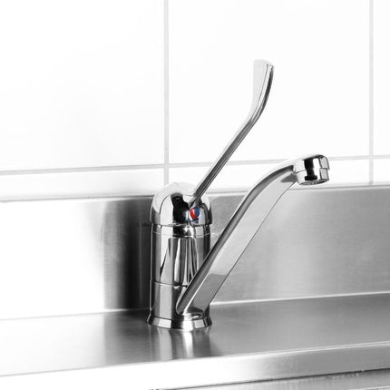 Sink Tap with Long Lever and Swivel Spout | HENDI