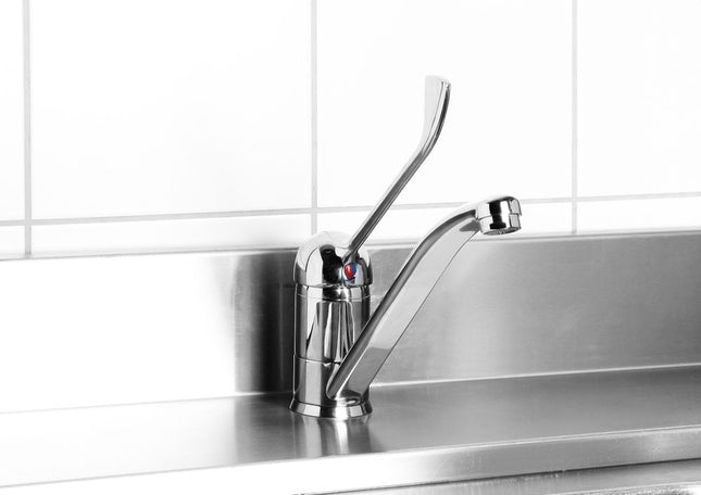 Sink Tap with Long Lever and Swivel Spout | HENDI