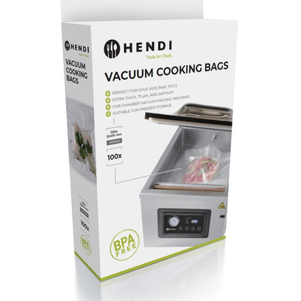 Sous-Vide Cooking Bags for Vacuum Packing Machines | HENDI | 400x300mm