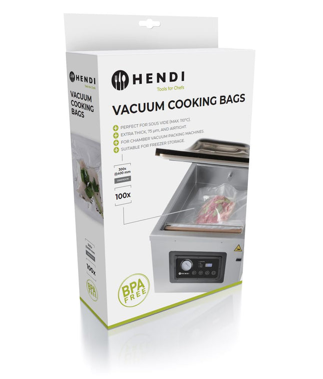 Sous-Vide Cooking Bags for Vacuum Packing Machines | HENDI | 400x300mm