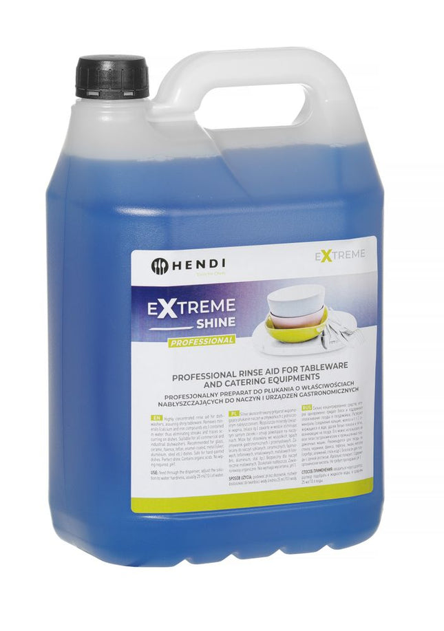 Extreme Shine Professional rinse aid for tableware and catering equipments, HENDI, 5 L