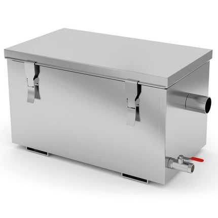 Stainless Steel Grease Trap Profi Line | HENDI | 30L | 300l/h Capacity