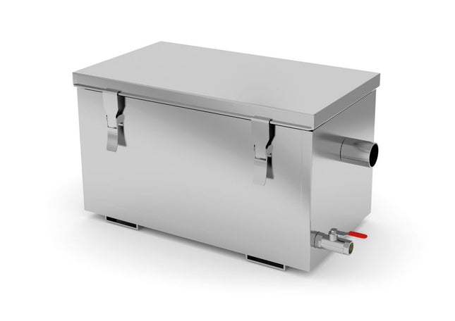 Stainless Steel Grease Trap Profi Line | HENDI | 30L | 300l/h Capacity