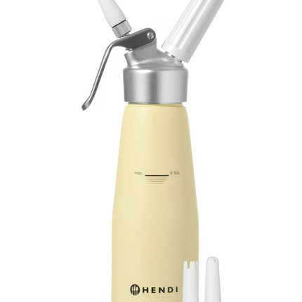 Cream Whipper | HENDI | 0.5L | Aluminium | Pastel Yellow 2