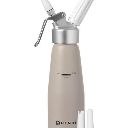 Aluminium Cream Whipper 0.5L | HENDI | Taupe | Ø80x260mm 2